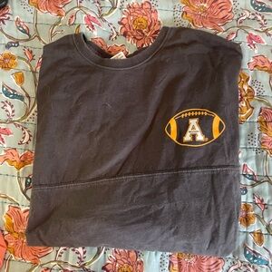 Kids Black Football Graphic Shirt